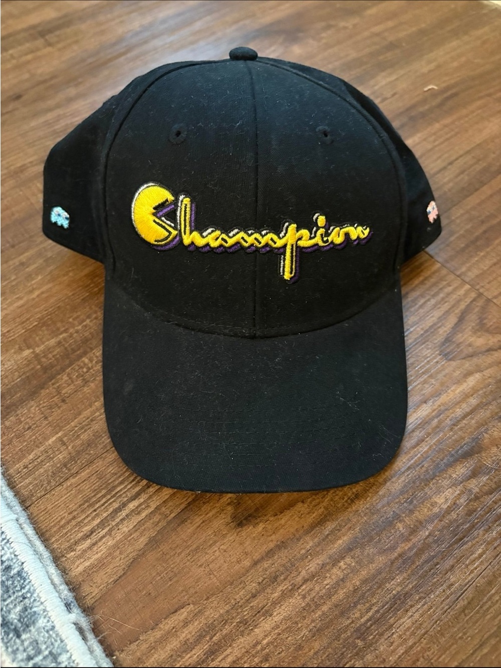 Champion pacman collab rare hat adjustable adults